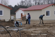 Domki socjalne przy ul. Marii Dąbrowskiej (2002.12.01)