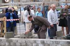 Kamień węgielny przy ulicy Westerplatte