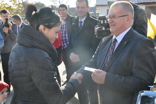 Domki dla ośmiu rodzin - Jubileusz 15 lecia Miejskiego TBS Sp. z o.o.