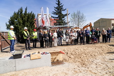 Wmurowanie kamienia węgielnego pod budowę budynku mieszkalnego wielorodzinnego przy ul. Wodnej/Grunwaldzkiej