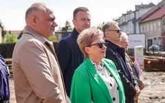 Wmurowanie kamienia węgielnego pod budowę budynku mieszkalnego wielorodzinnego przy ul. Wodnej/Grunwaldzkiej